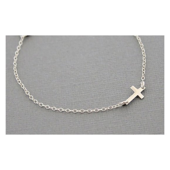 Silver Cross Bracelet - NWT - Picture 4 of 4